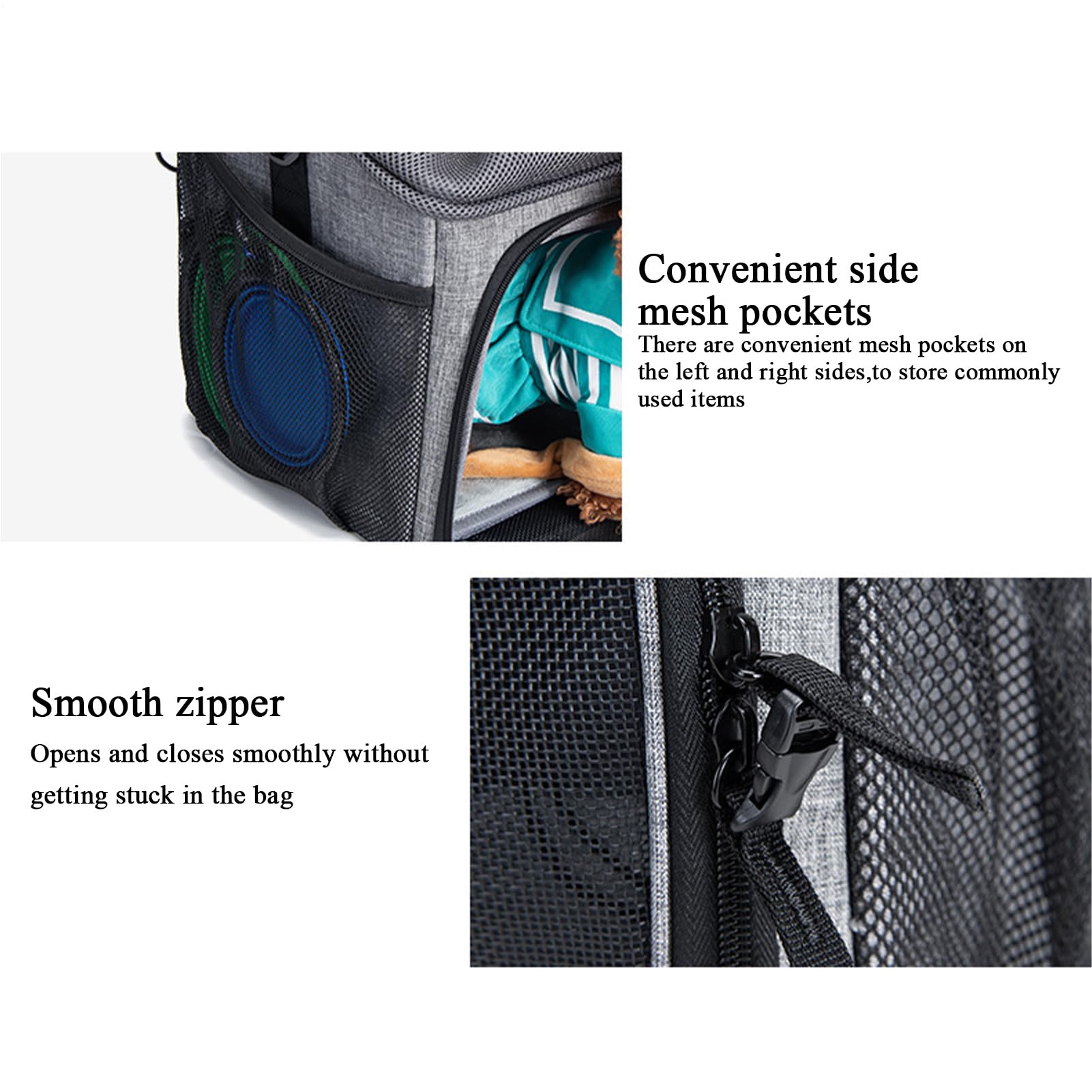 Transportín para Bicicleta Cesta Transpirable para Mascotas | Accesorios Bolsa Ligera Desmontable Para Viaje Playa Camping