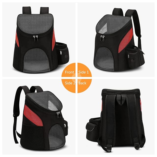 Foto 4 de 7 de PETCUTE Mochila transportadora para Perros pequeñas Bolsa Mochila para Gatos con Alfombrilla extraíble…