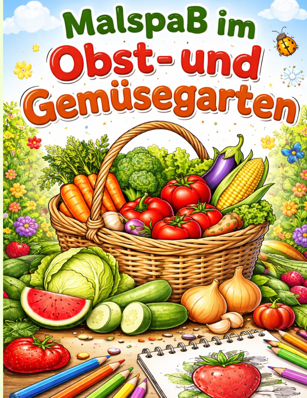 Malspaß im Obst- und Gemüsegarten