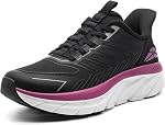ALLSWIFIT Women's Slip On Running Walking Shoes Cushioned Lightweight Non Slip Tennis Athletic Gym Workout Cross Training Casual Sneakers