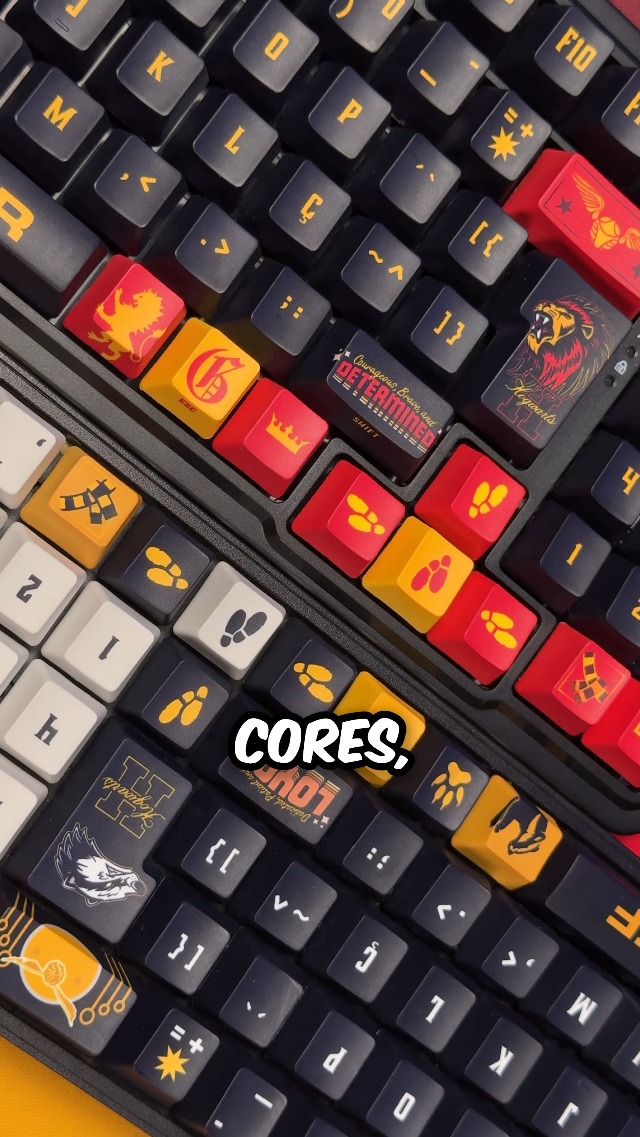 Teclado Mecânico Gamer Redragon Harry Potter Amsa Hogwart's
