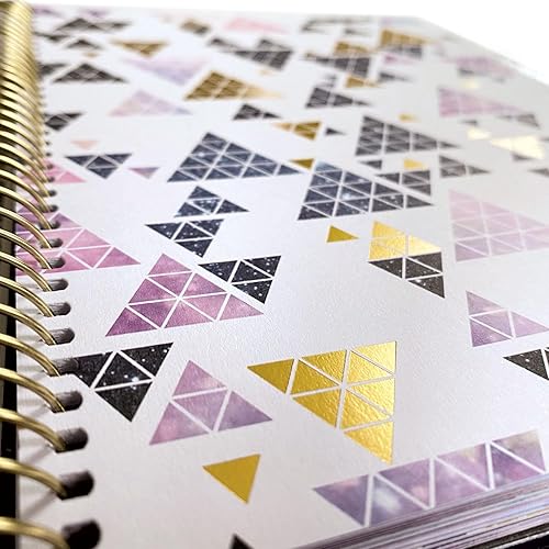 Miniatura 7 de Paper House Productions Planificador de 12 meses sin fecha de 9.5 pulgadas con calcomanías de bandera de mes y evento, Stargazer