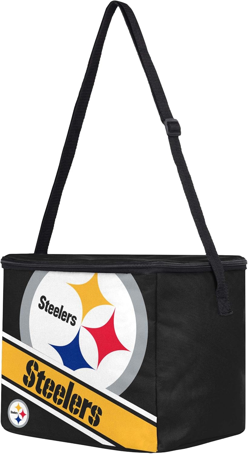 FOCO Unisex NFL Big Logo Stripe 12 Pack Cooler