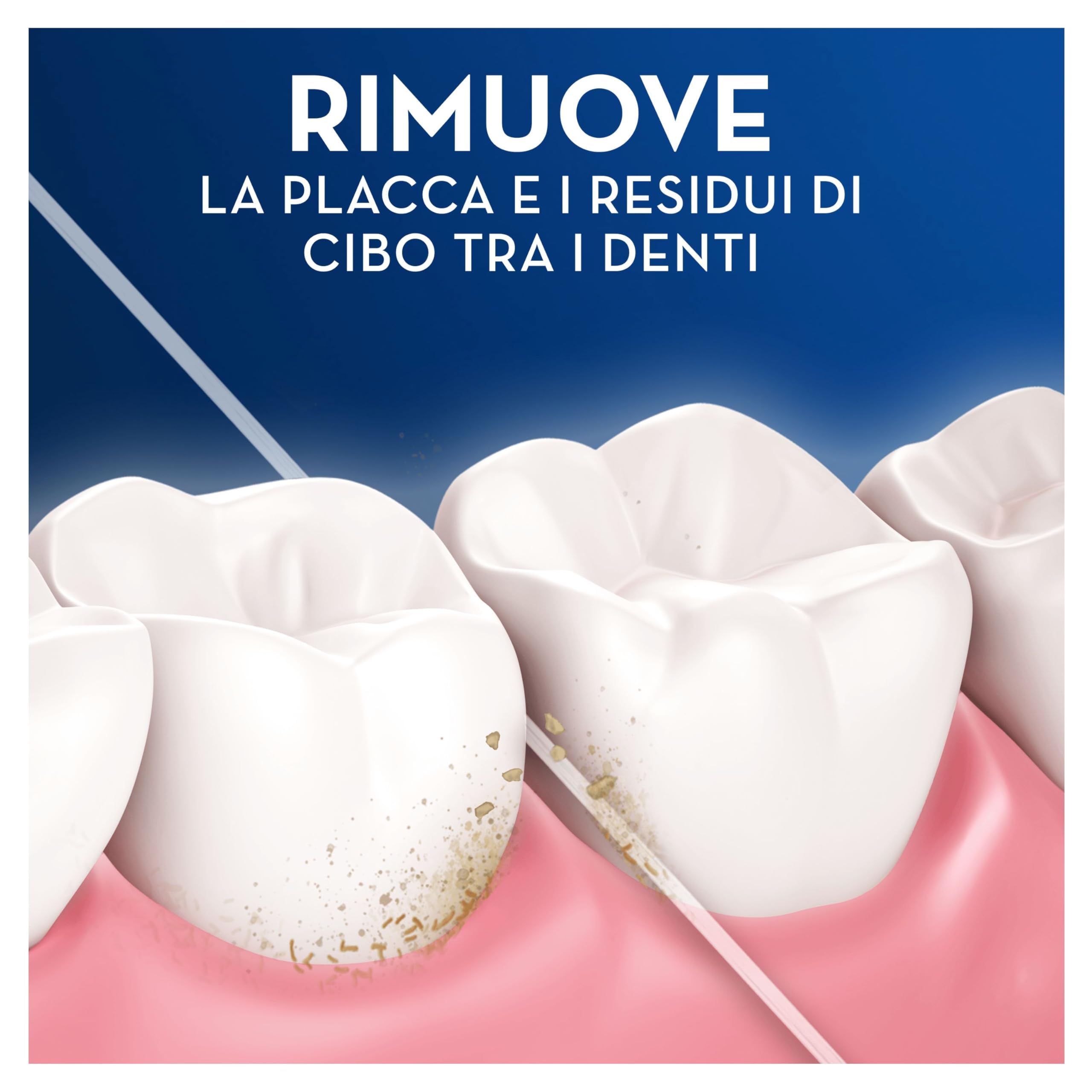 Oral-B Pro-Expert Zaawansowana nić dentystyczna z woskowaną taśmą 50 m, głęboko oczyszczająca, świeża mięta, 12 nici