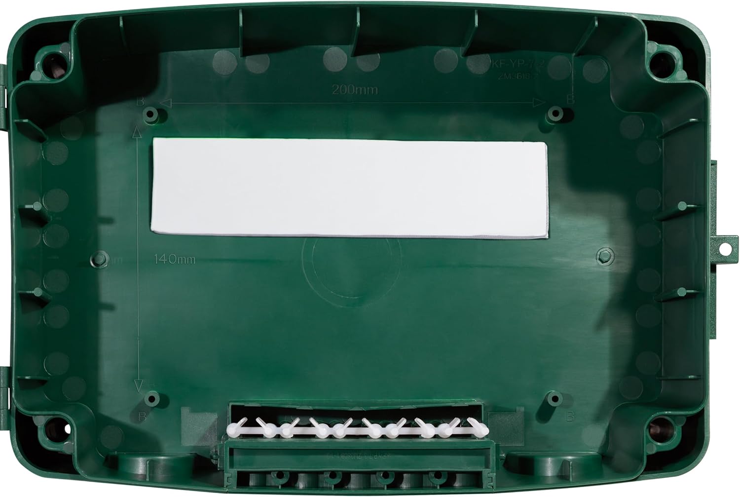 Logilink LPS272 Weatherproof Electronic Box for Outdoor use in Green with dust and Splash Protection (IP54), 32 x 21 x 11.5 cm