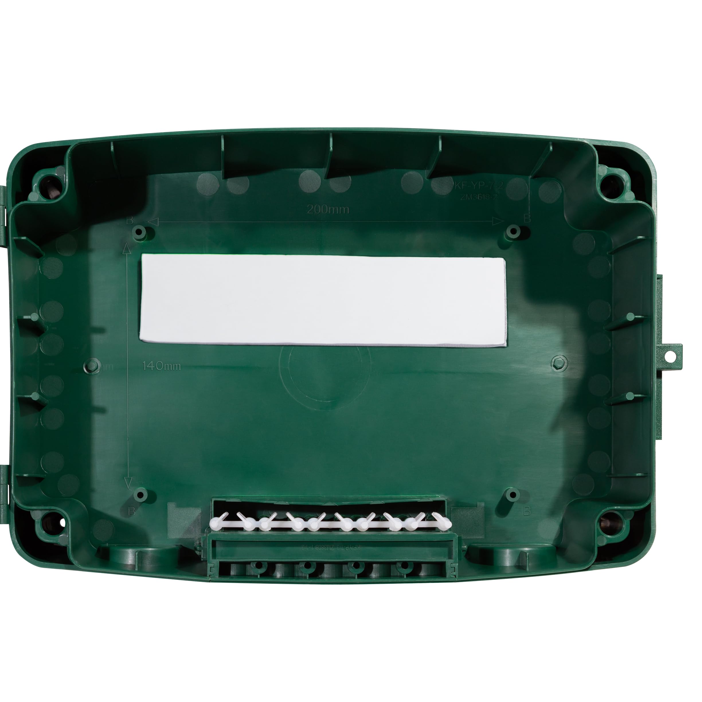 Logilink - Caja electrónica Resistente a la Intemperie para Uso en Exteriores en Verde con protección contra el Polvo y Salpicaduras (IP54), 32 x 21 x 11,5 cm