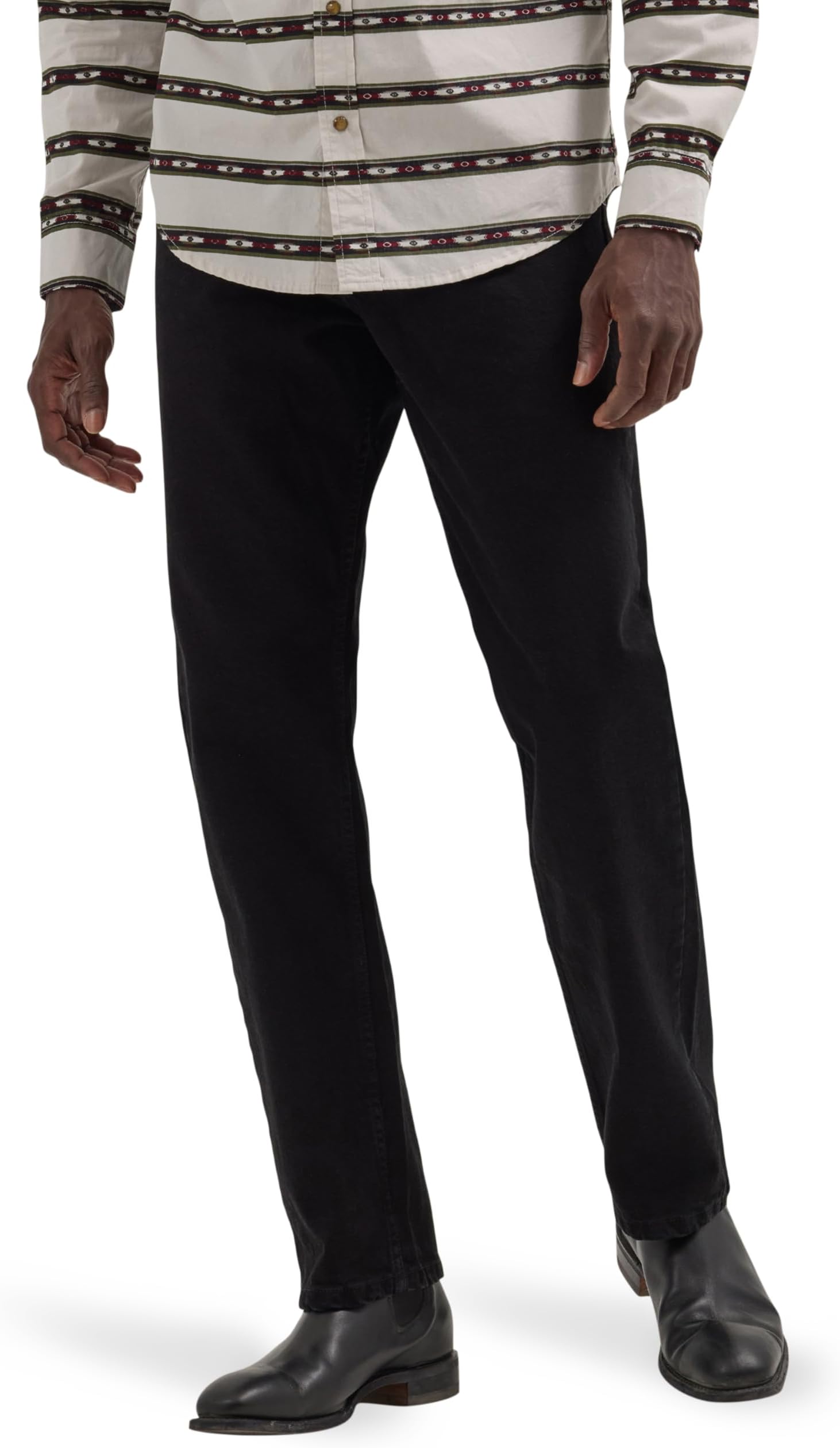 black jeans with boots men