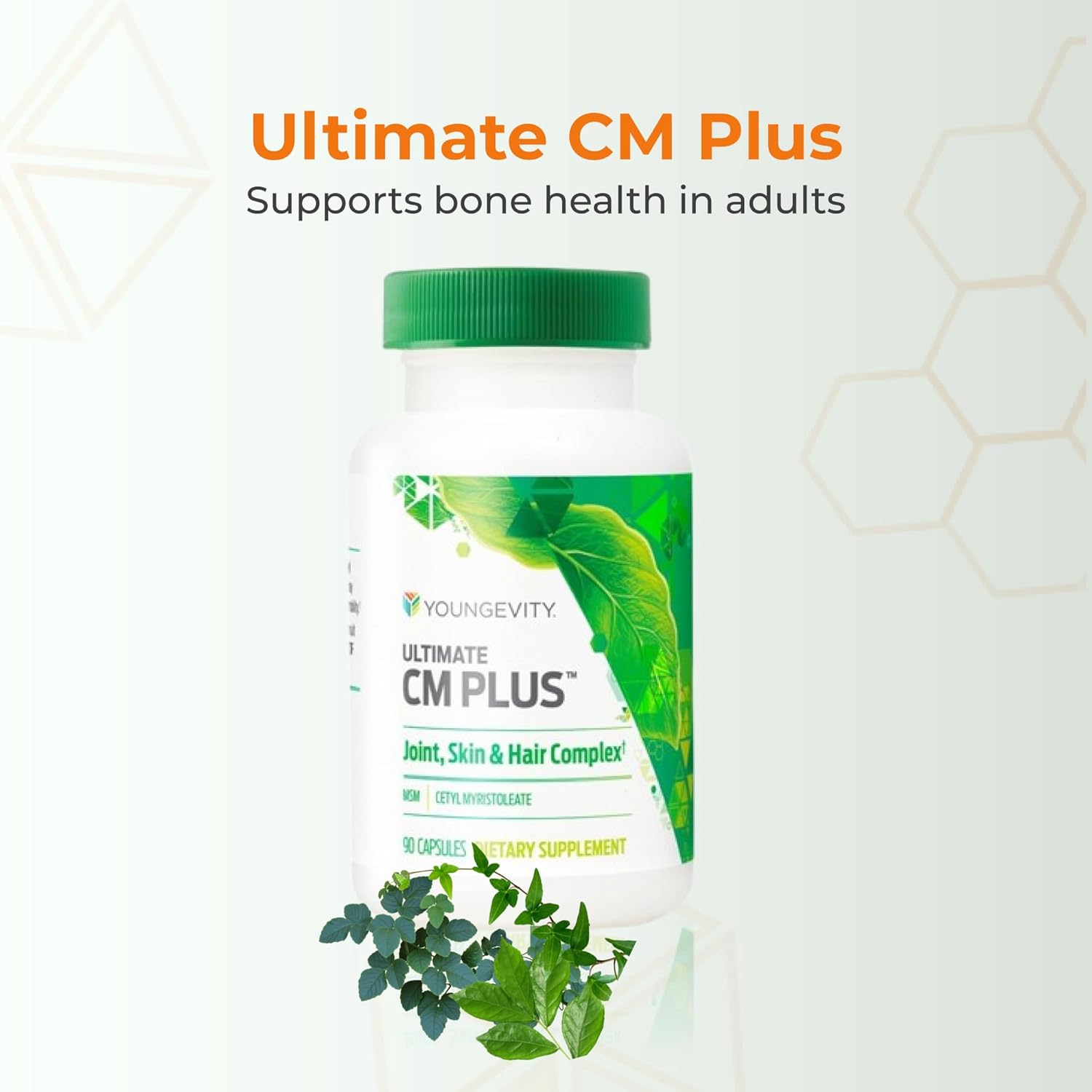 Youngevity Ultimate CM Plus™ - Patented Bone Health Supplement MSM & Cetyl Myristoleate - Muscle and Bone Health Complex - (90 Capsules)