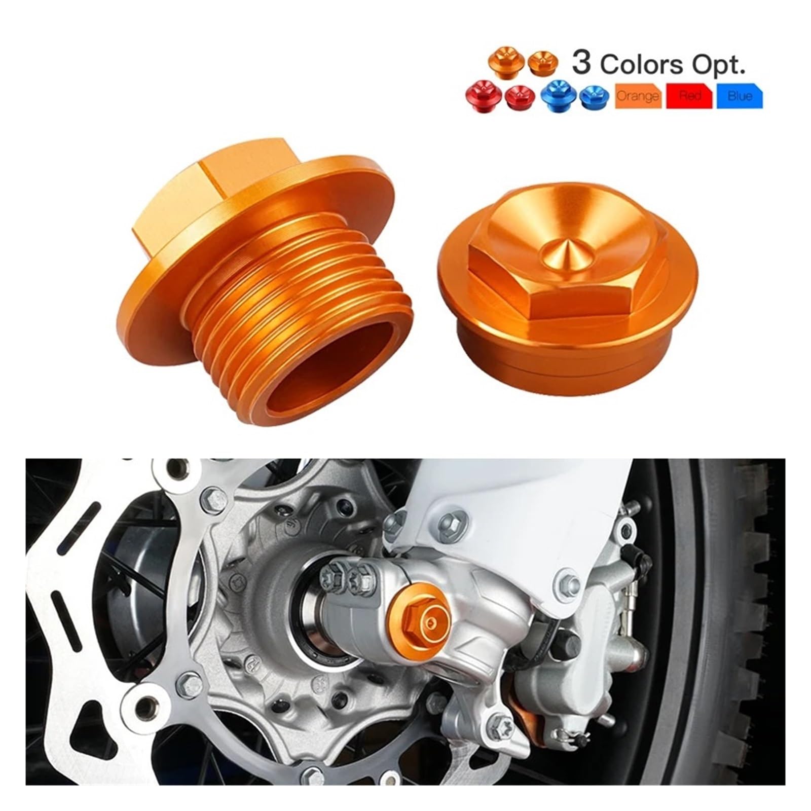 Amazon.co.jp: オートバイのフロントアクスルシャフトロックナットリム