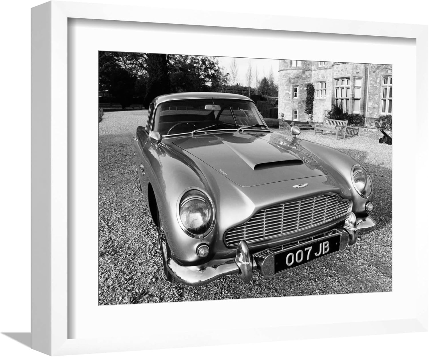 ART.COM Wall Art Prints James Bond's Aston Martin DB5, Used in the Film Goldfinger, Transportation Decor, 16" x 12"