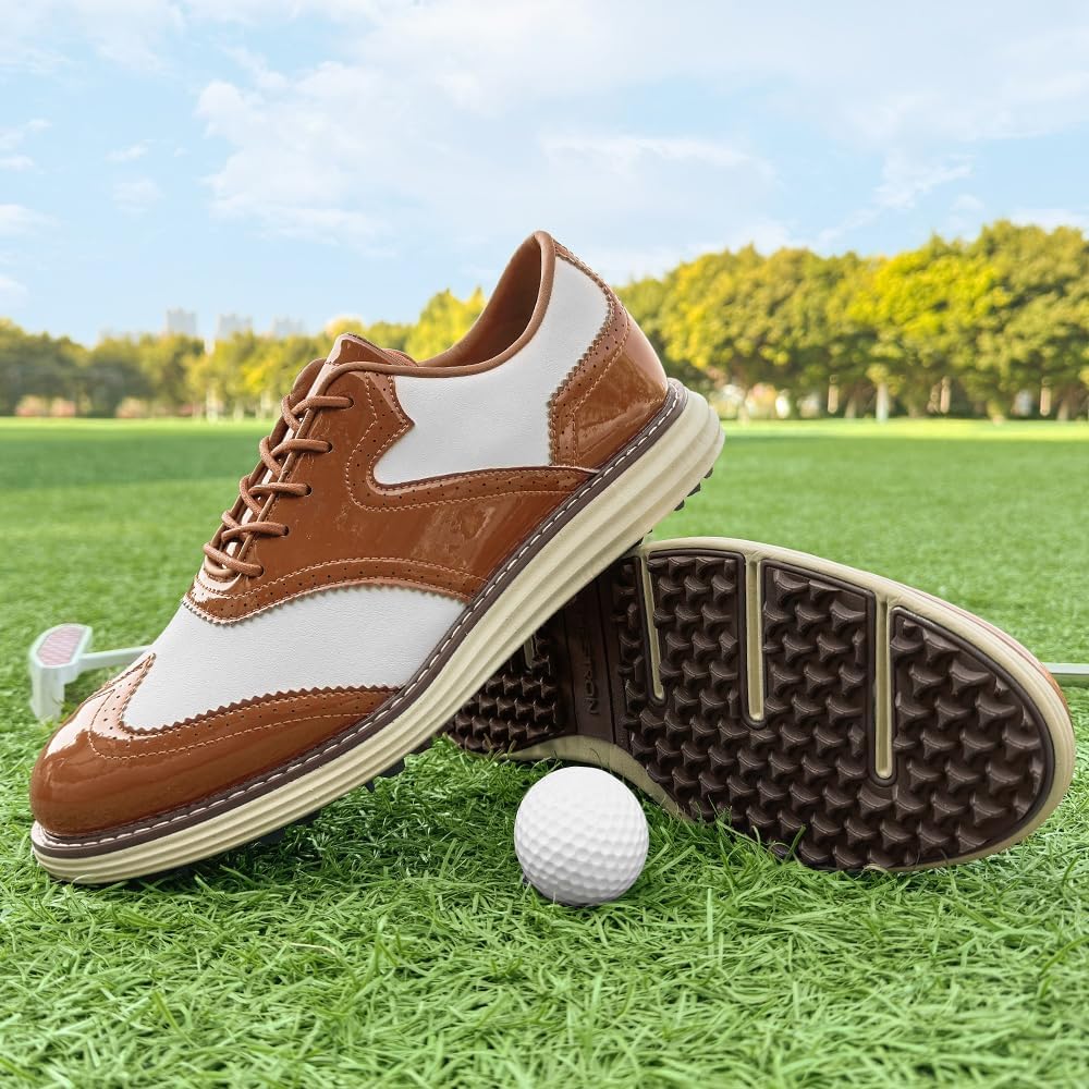 Men Golf Shoes Professional 9 Spikes Comfortable Outdoor Golf Training Sport Sneakers for Men - Image 3