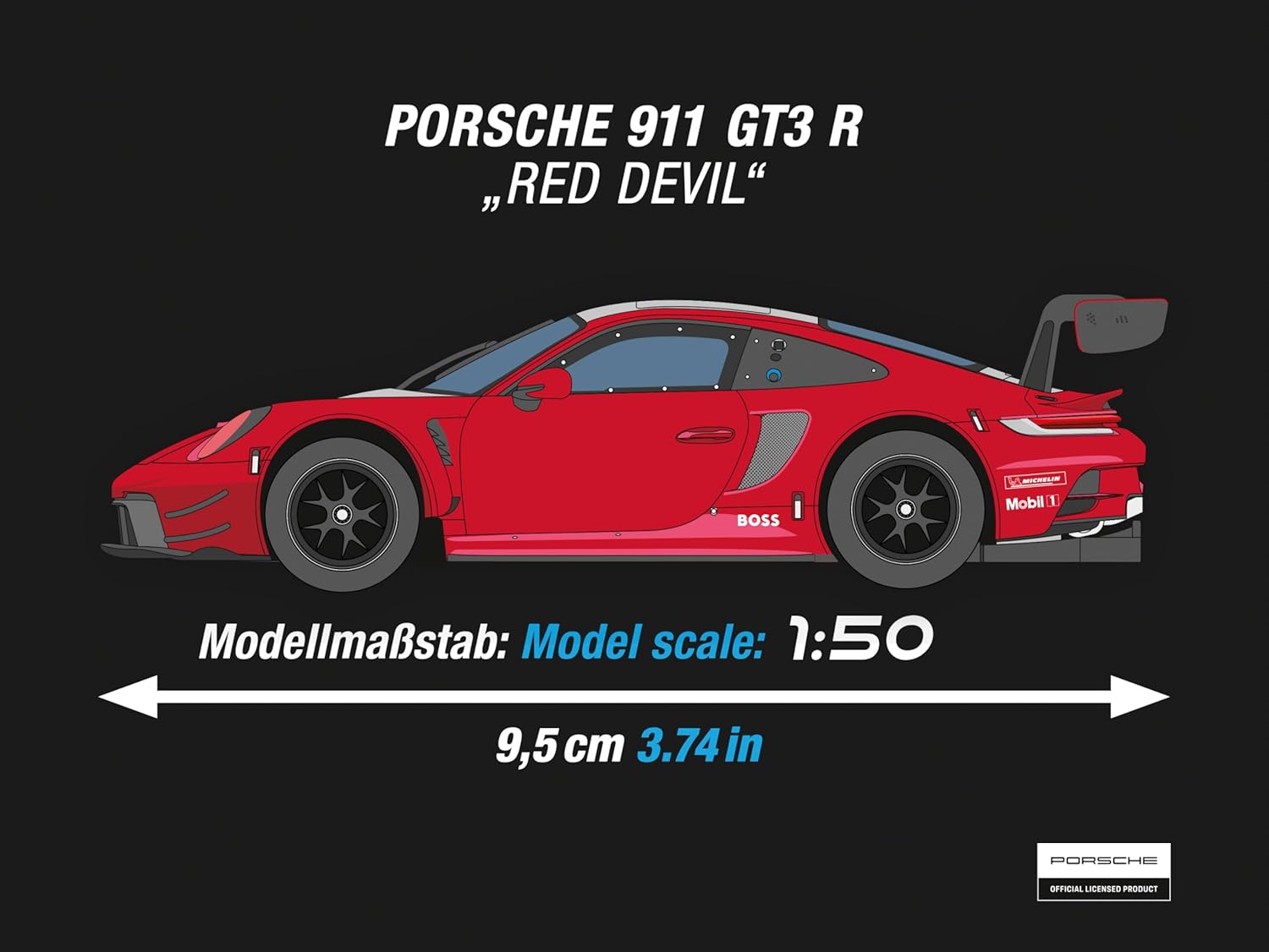 Carrera HYBRID Devil Drivers Race track, latest generation racing fun, with 2 legendary Porsche 911 GT3 R racing cars, scale 1:50, hybrid technology with AI support, control via smartphone app