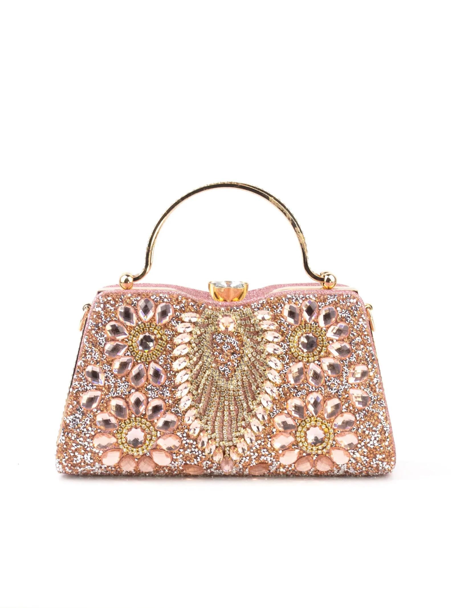 Abendtasche Damen Clutch Glitzer Frauen Satchels Glänzende Abend Taschen Elegante Exquisite Ruhige Leichte Strass