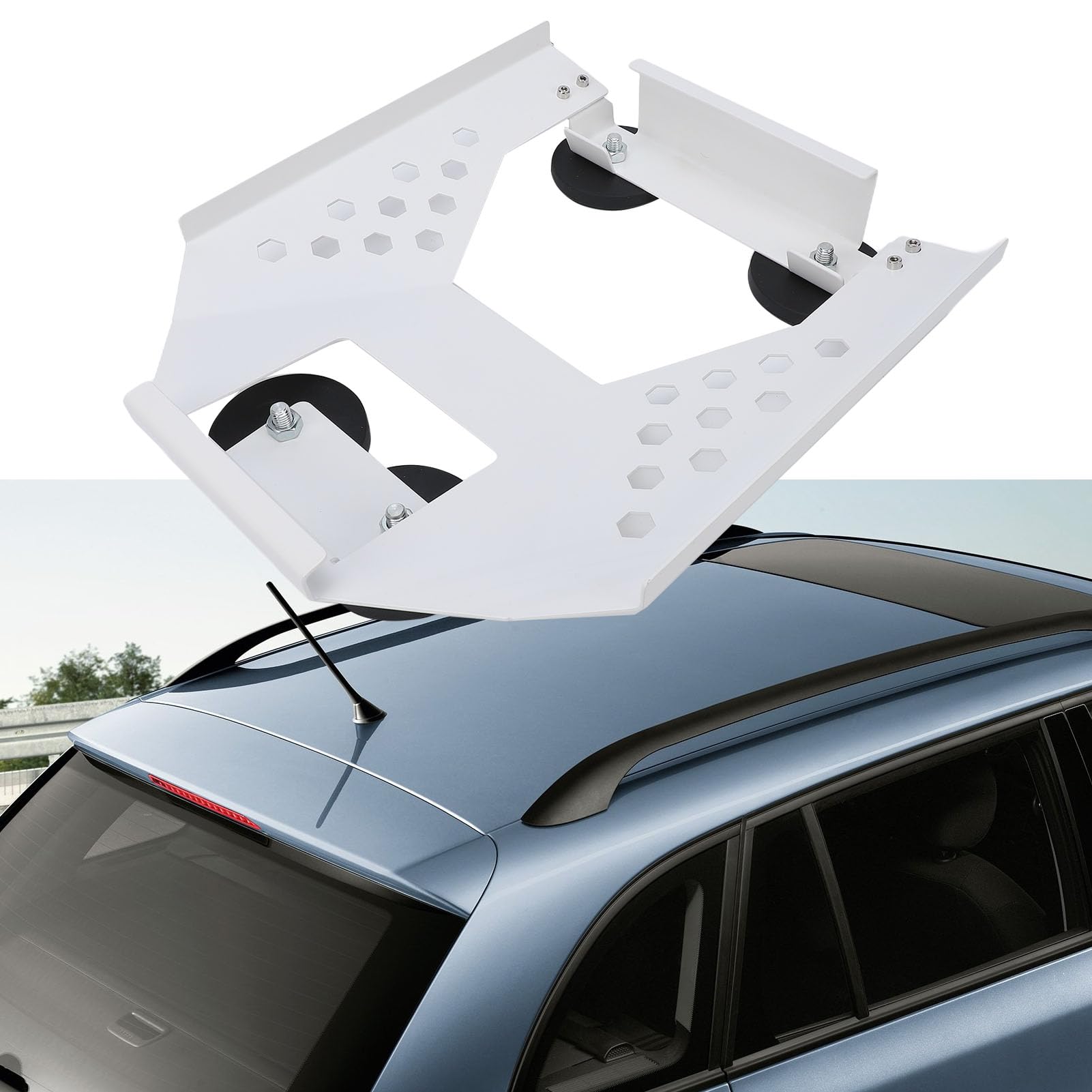 Supporto Magnetico da Tetto per Auto da 264 Libbre per Antenna Radio Satellitare con Base Protettiva in Gomma con Rivestimento a Prova di Luce Solare per Yacht SUV