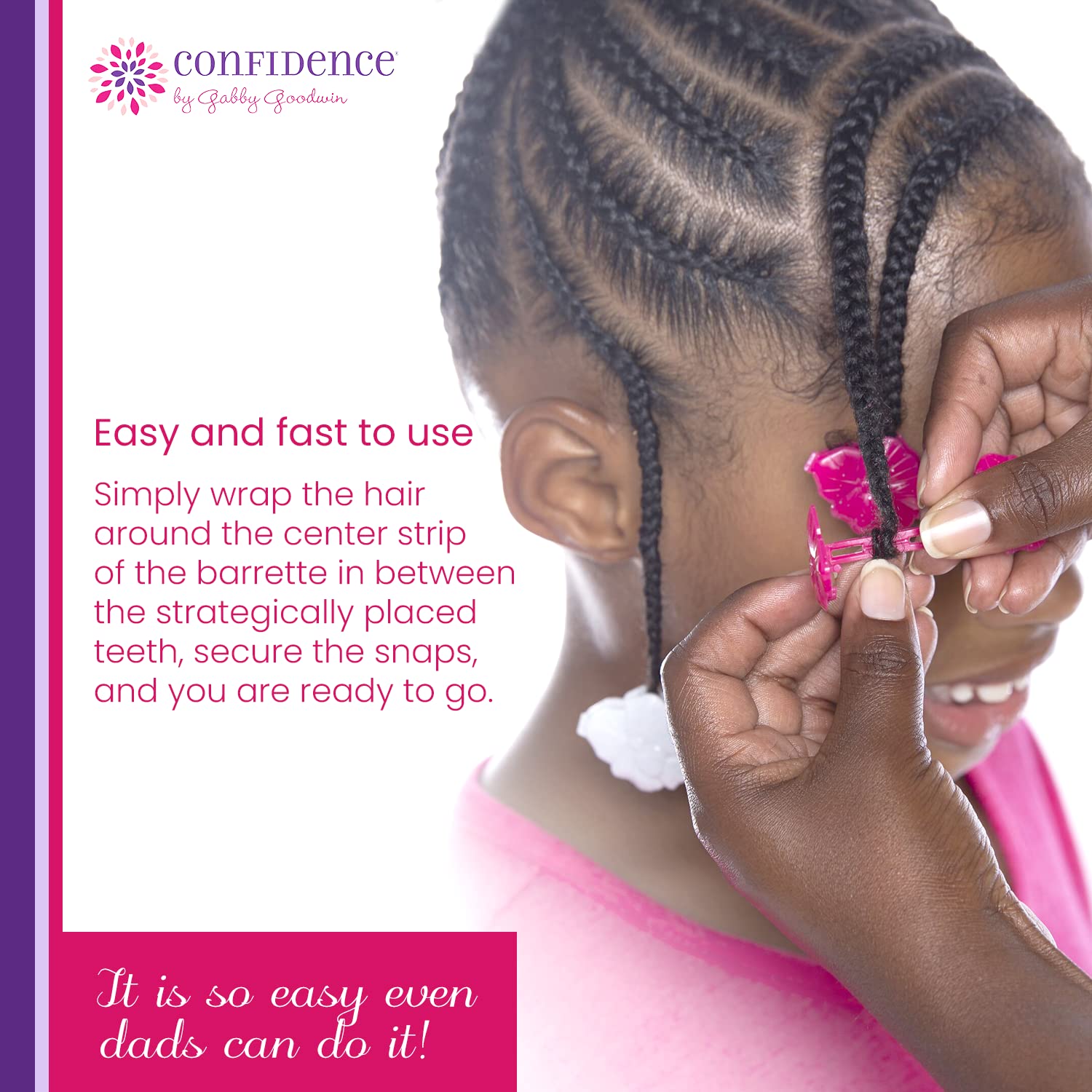 Confidence by GaBBY Goodwin - All GaBBY Bows Bundle - Non-Slip Barrettes – Bows that Stay in Place and Don't Slide Out – Double Sided Snap – 140 Pack – 14 Colors
