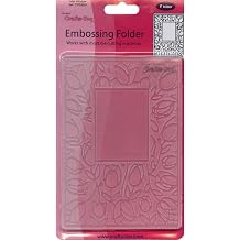 CRAFTS TOO Embossing Folder 4"X6"-Tulip Window