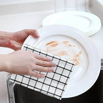 Multi-Purpose Microfiber Cleaning Cloths - Lint-Free Towels for Car Detailing, Bathroom & Household Polishing (Super Absorbent, Non-Scratch)