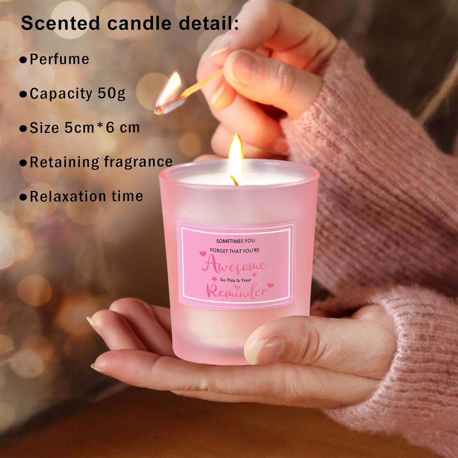 Thank You Gifts for Women Stemless Wine Glasses Presents for Women Personalised Friendship Birthday Gift Leaving Gifts Pamper Gifts for Women Colleagues Bestie Sister Best friend Gifts for Her 480ml - Image 6