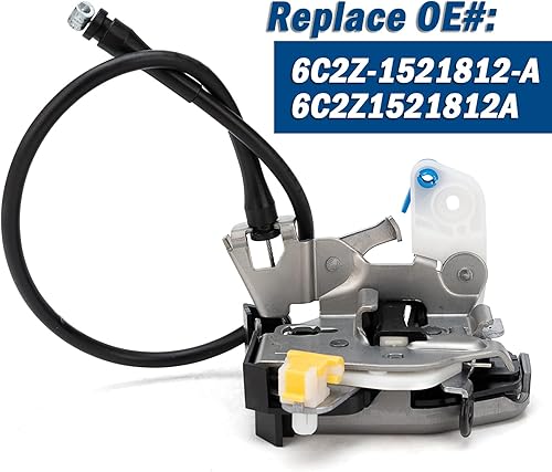 Miniatura 17 de Manija de puerta exterior de carga trasera derecha y soporte de marco de carcasa de matrícula para Ford E150 E250 E350 E450, kit de pestillo de Ford