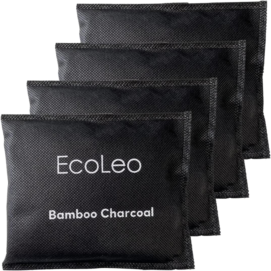 EcoLeo Compatible Liner Bags for Pet Waste Pail, 15 Count, Bamboo Charcoal Deodorizer Bags