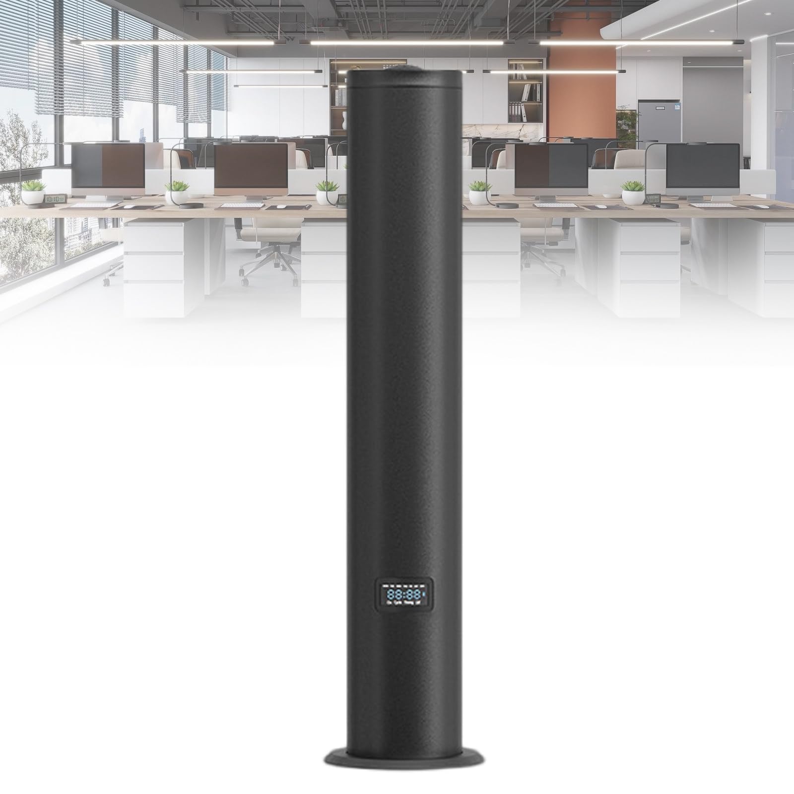 Macchina Commerciale per diffusore di Olio profumato, con connessione Bluetooth e Copertura 1500M3, atomizzazione del Fluido (Black)