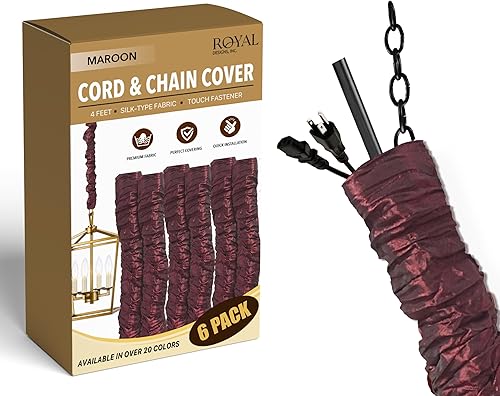 Vista 70 de Royal Designs, Inc - Funda para cadena y cordón de tela con cierre táctil Dorado antiguo