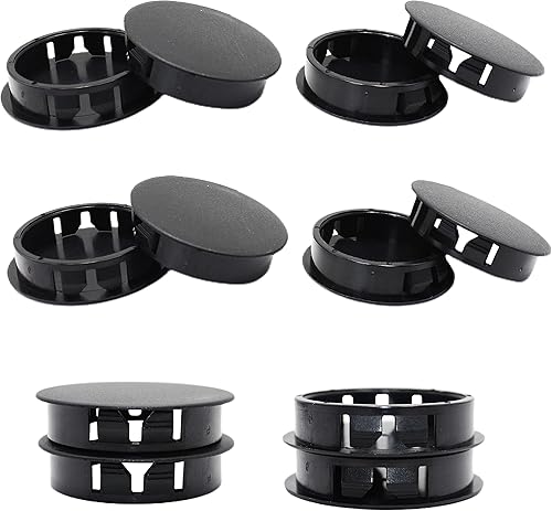 Miniatura 2 de BOPOREAE 40 tapones de orificio de 34 pulgadas (0.748 in) a presión con orificio de bloqueo, tapones de panel tipo empotrado, cubiertas de cierre