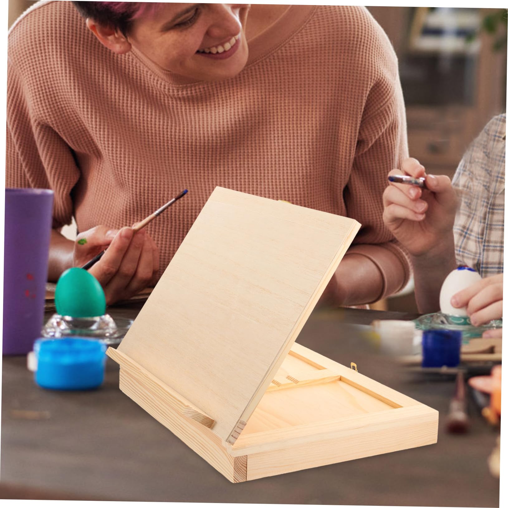NUOBESTY Holz Zeichenplatte Künstler Skizzenbrett Malbrett Für Schüler Zeichnen Und Malen Tragbar Robust Mit Glatter Oberfläche Für Zeichenübungen