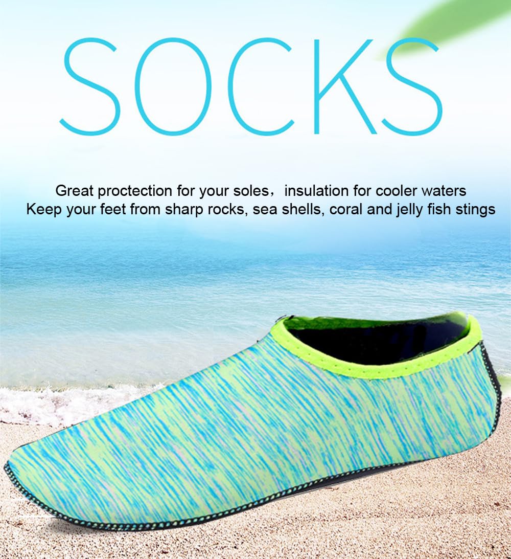 Calcetines de neopreno para playa y buceo, 2 mm de grosor, calcetines de arena y aleta para mujeres y hombres, ideales para voleibol