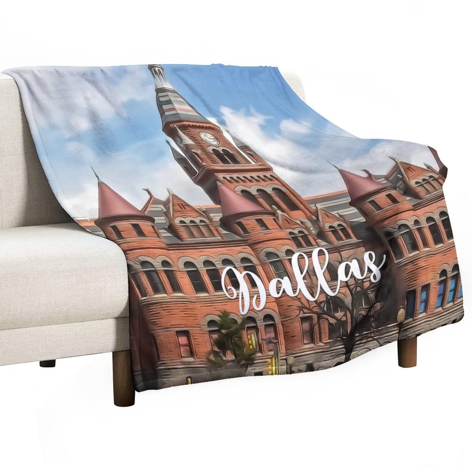 Couverture Dallas pour canapé et salon chaleureux 130x150