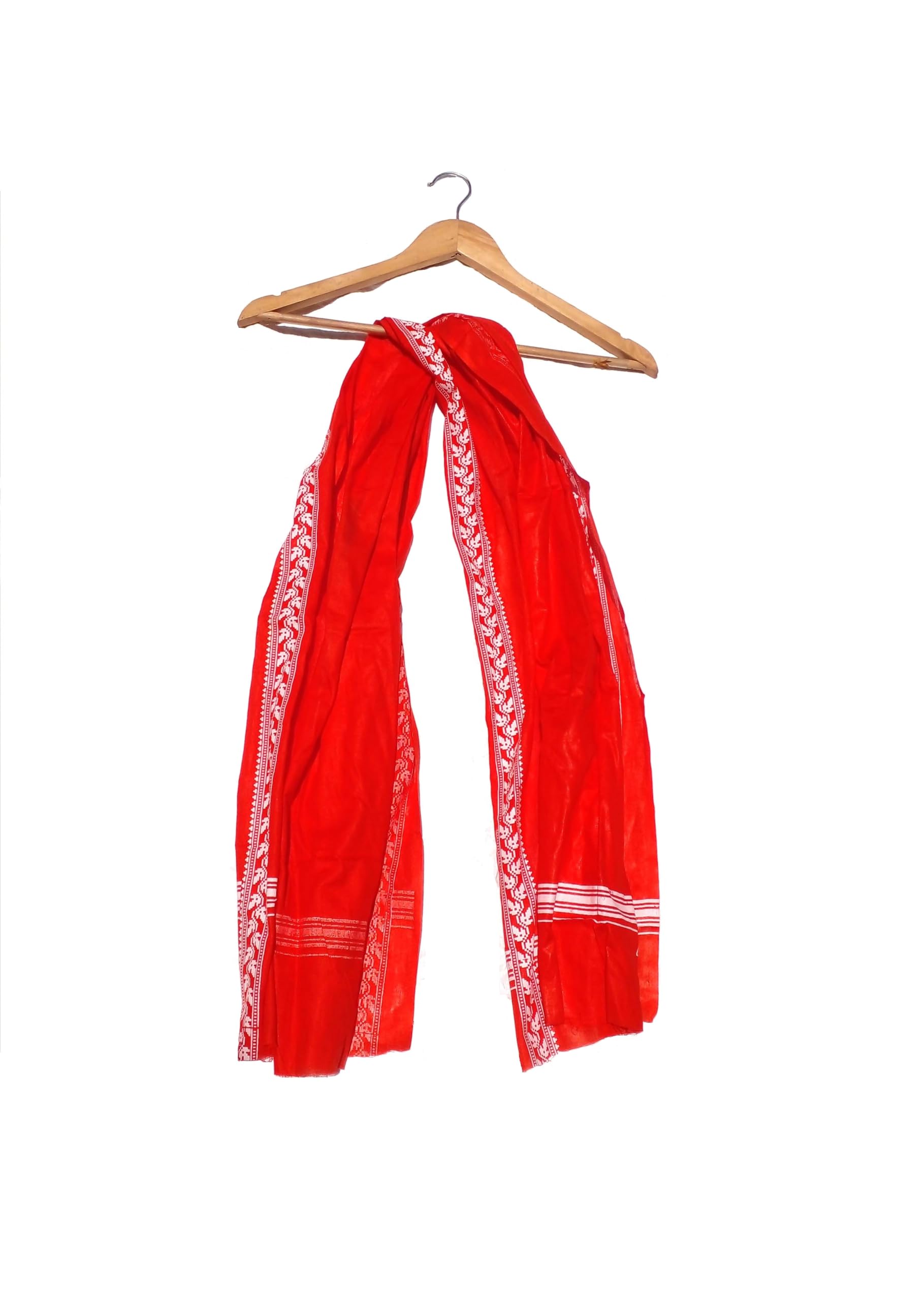 100% Cotton Traditional Orange, Bhagwa Gamchha for Men (Soft Towel Size - 156x82 cm) Religious Pooja Angavastram Head Scarf Saffron Gamcha-image-39
