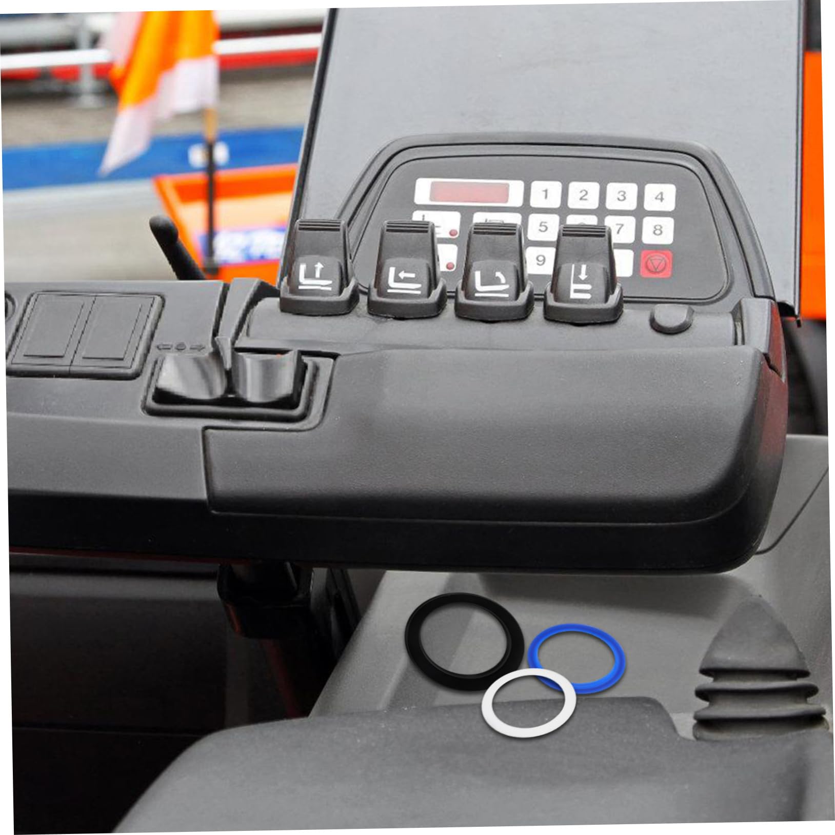 Hemobllo 4 Set 4 Set di Guarnizioni per Valvole Ad Anello di Tenuta Guarnizioni per Motore Guarnizioni per Tappi dei Freni Filtri per Guarnizioni per Aria per Auto Pinze 10 Pezzi*4