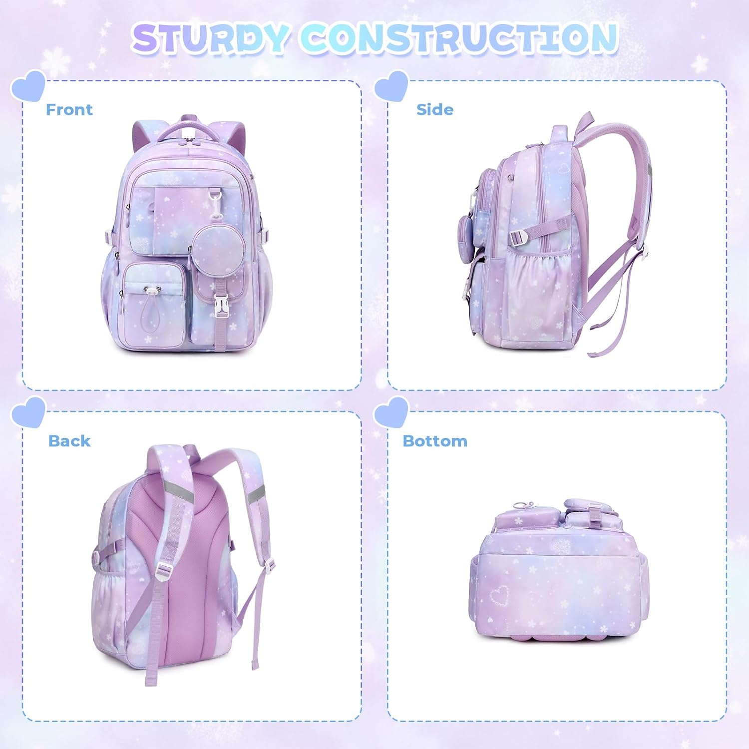 Moonbaby Girls Backpack Kids Backpack Girls