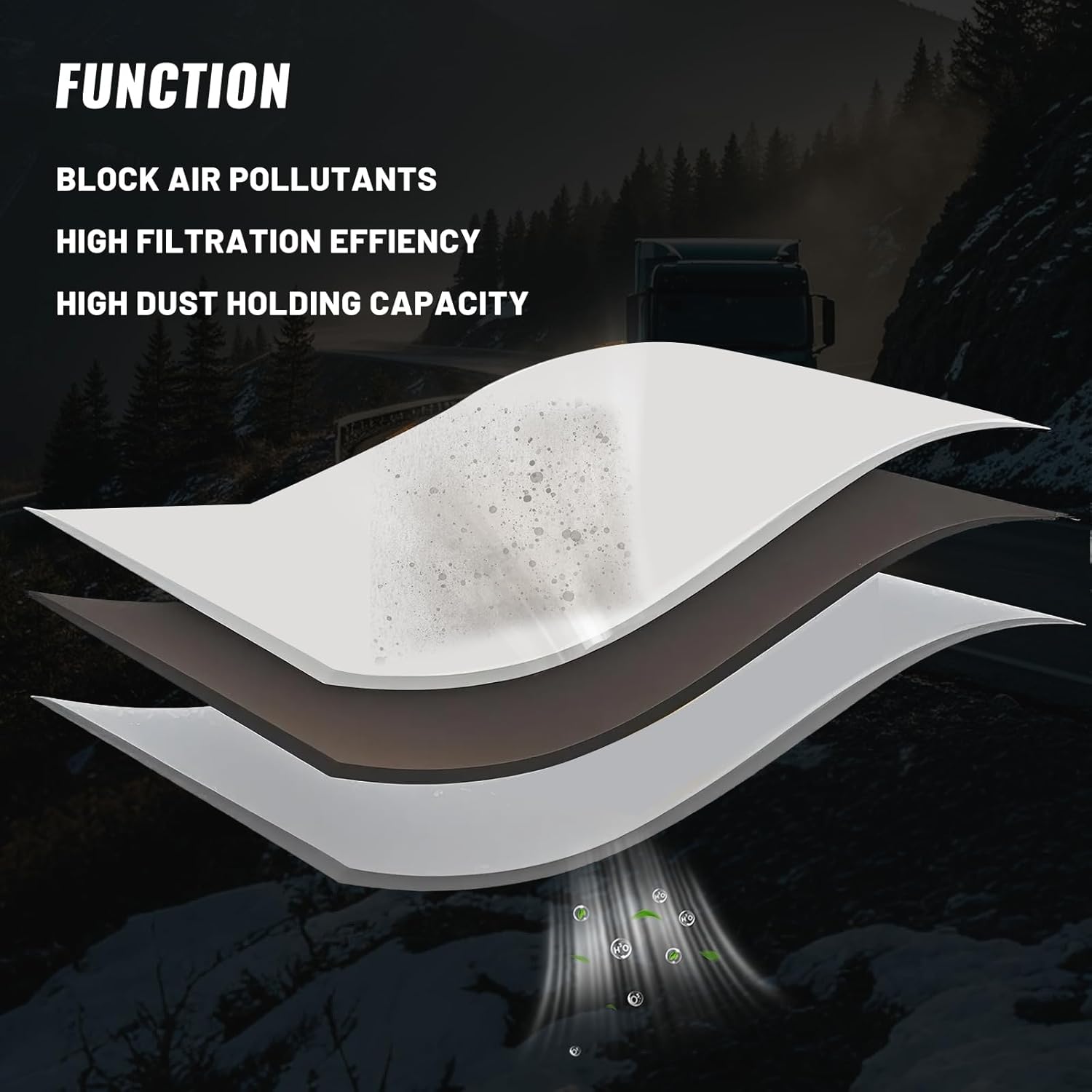 CA30132 P634517 P619498 P634516 500925 93795 Air Filter Fits for Freightliner Western Star 1140SD 4700SB 4700SF 2012-2020