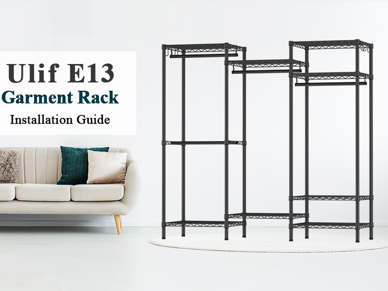 LIFE FURNITURE　IRON HANGER RACK Amazon.com: Ulif E13 Heavy Duty Clothes Rack（With 4 Hanger Rods