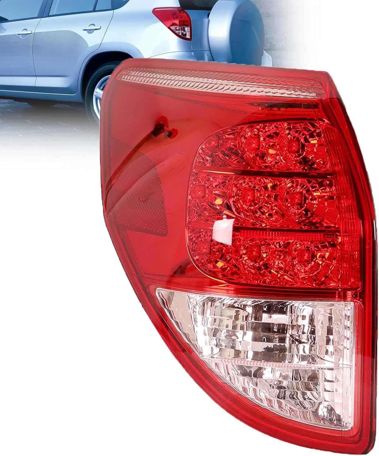 1 Pc LH Tail Light Assembly Replacement for RAV 4 2006 2007 2008 Left Side Tail Light TO2818127