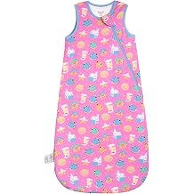 Rayon Made from Bamboo Sleep Sack 6-12 Months Supersoft Toddler Sleep Sack 1.0 Tog Baby Wearable Blanket with 2-Way Zipper Unisex Sleeping Bag for Babies Toddler