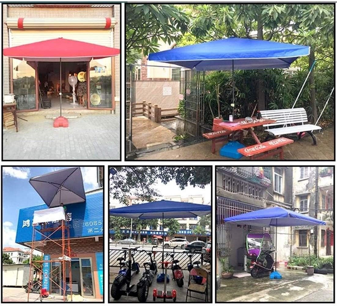 Overhanging Umbrella Outdoor Garden ParasolParasolBlue Rectangular Patio Umbrella Outdoor Market Table Umbrella, Perfect For Garden, Yard, Beach Commercial Event Market, Camping, Pool Side