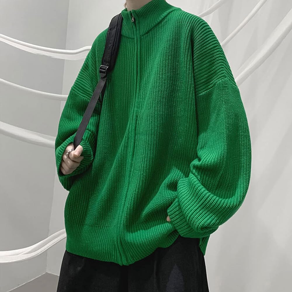 【未使用品】長袖ニットカーディガン 緑系 カーディガン crochet knit cardigan /クロシェ かぎ編み 長袖 ニット