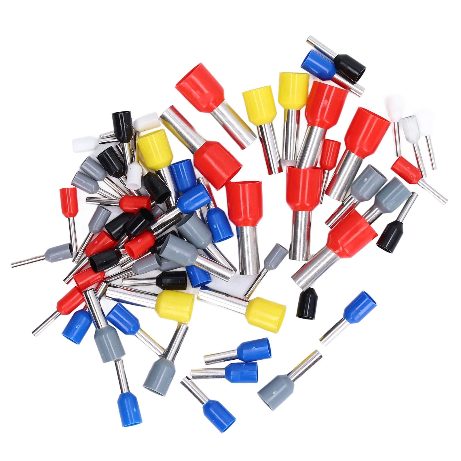 1800 unids/caja conectores de cables eléctricos 8 tipos de terminales de engarzado de alambre ajustables Kit de herramientas de prensado de virola para el hogar del coche