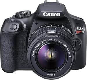 Canon EOS Rebel T6 Digital SLR Camera Kit with EF-S 18-55mm f/3.5-5.6 is II Lens, Built-in WiFi and NFC - Black (Renewed)