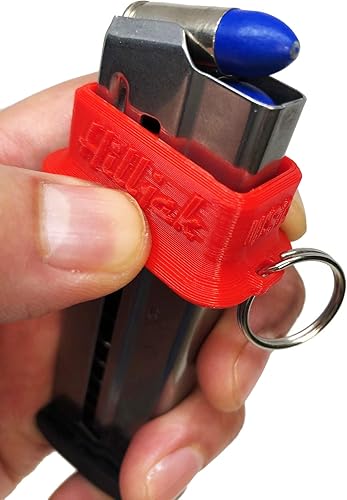 S&W M&P 9 Shield EZ Cargador de tambores de velocidad, cargador rápido Rojo