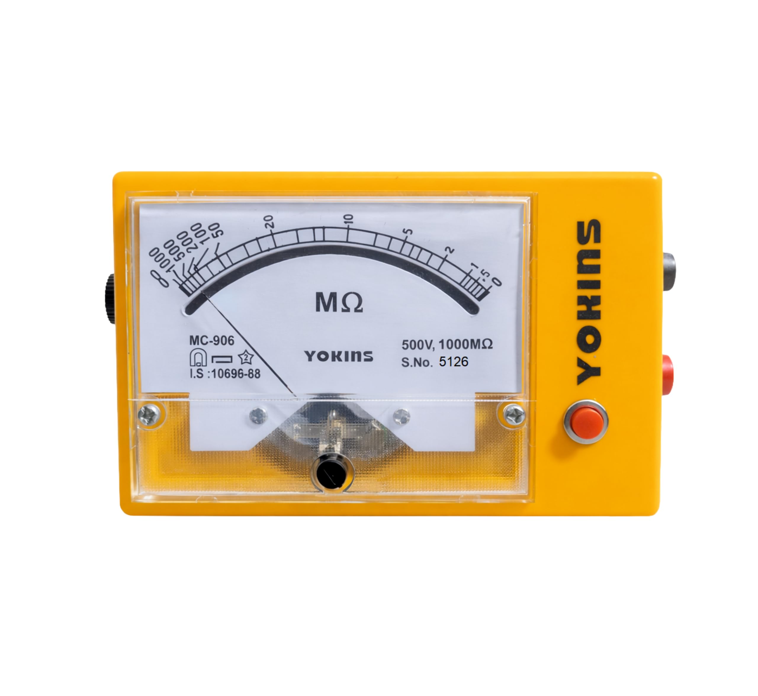 Yokins Analog Insulation tester Battery operated 500V 1000Mohms DM-506s with AC Voltage Test facility-picture-20