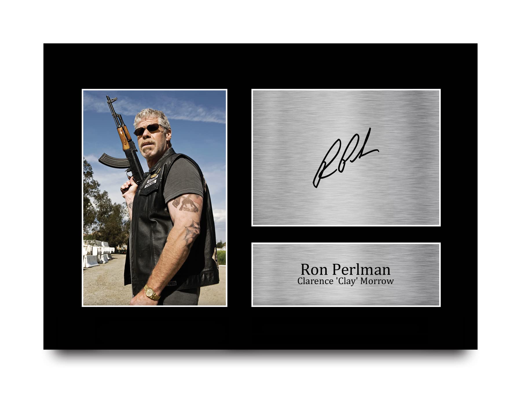 HWC Trading A4 Ron Perlman Sons of Anarchy Gifts Printed Signed Autograph Picture for TV Show Fans