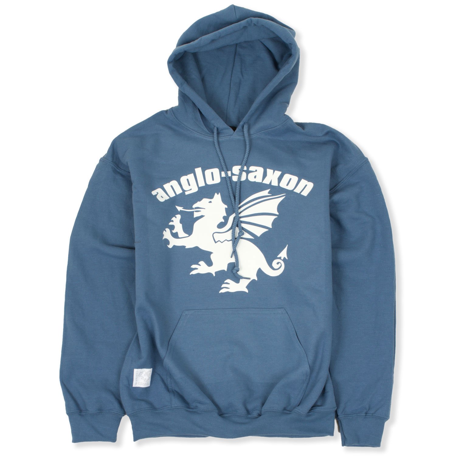 Senlak Indigo Blue England Anglo Saxon Indigo Hoodie (Large)