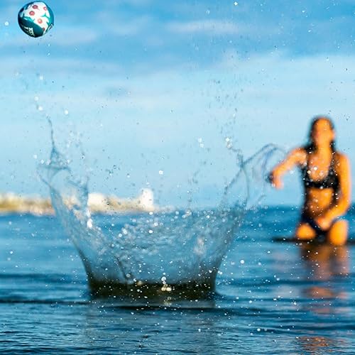 Miniatura 2 de Waboba Original Water Bouncing Ball - Perfect Toy for Beach and Water Games - Skips on Water - Invented in Sweden Neon Abstracto