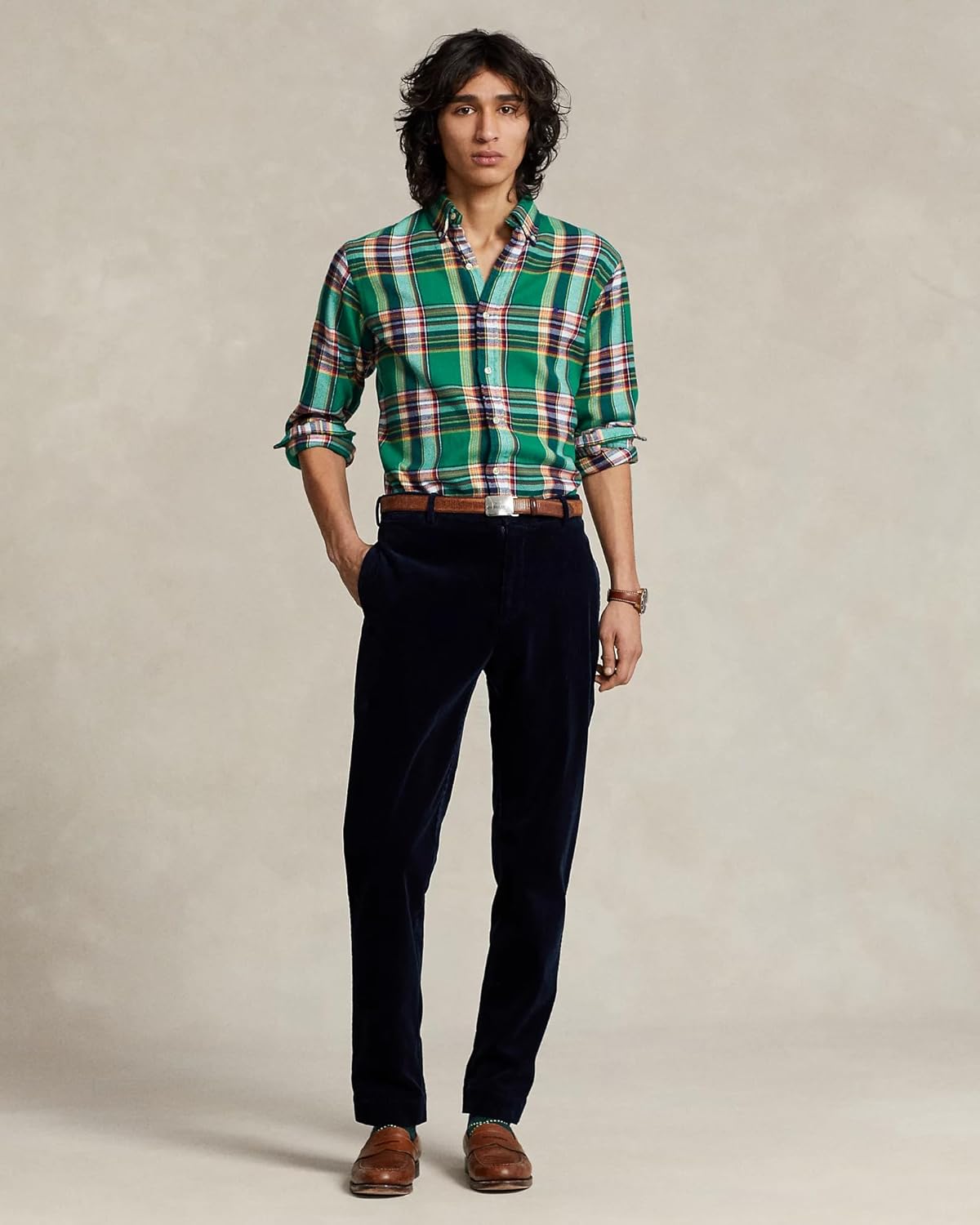 POLO RALPH LAUREN Men's Classic-Fit Plaid Brushed Flannel Shirt - Image 3