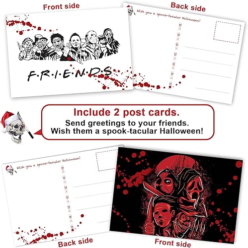 Miniatura 3 de IT Pennywise The Dancing Clown Scary Killer, juego de cortinas de ducha de Halloween para baño, decoración navideña de poliéster con ganchos y