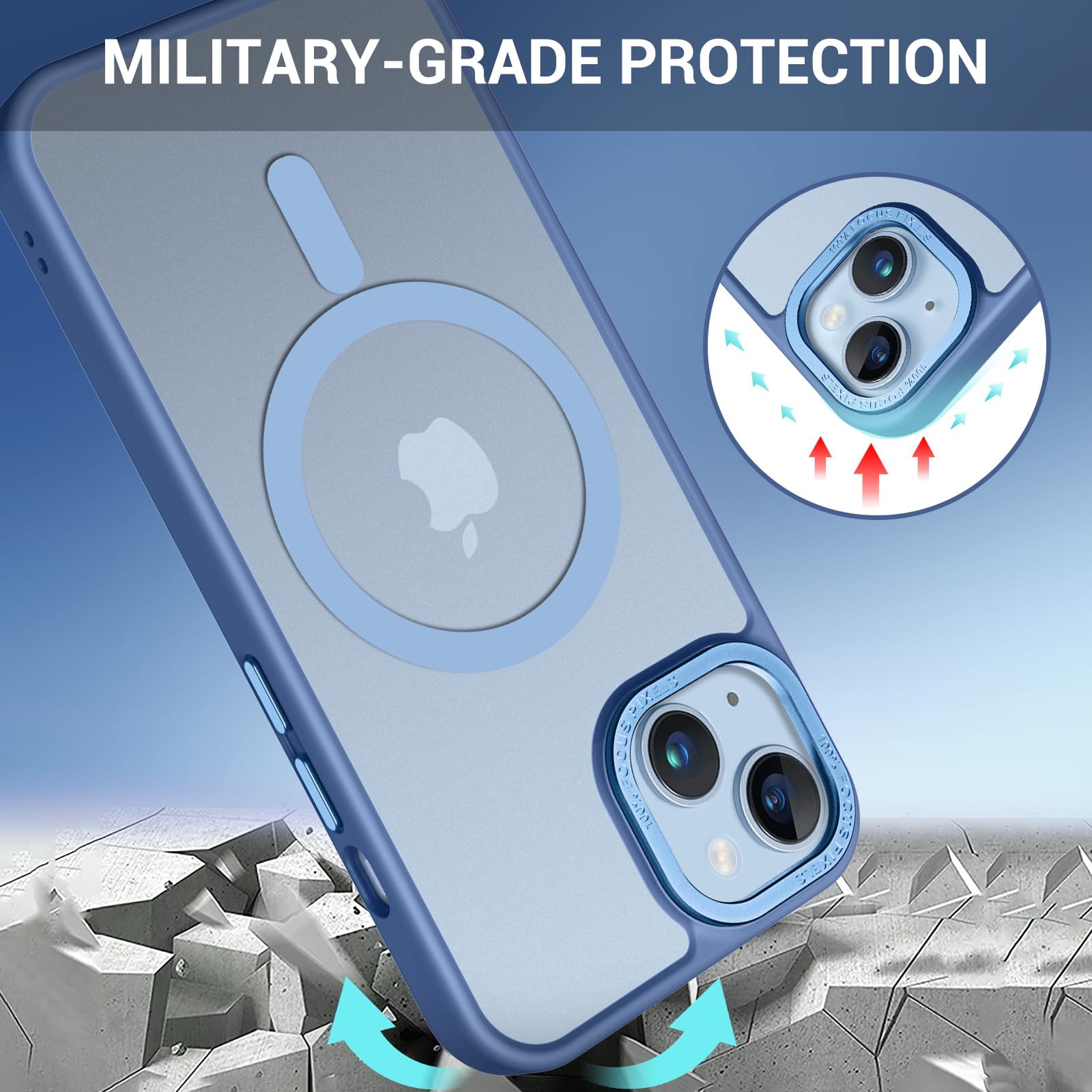 GaoBao Magnetic IPhone 14/13 Slim Fit Case [Compatible With - View #6