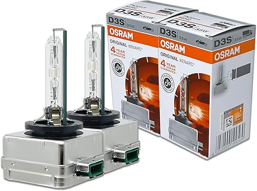 OSRAM XENARC D3S HID Xenon Bombillas para faros delanteros 66340 Paquete de 2 unidades por ALI